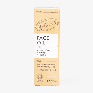 UpCircle Face Oil packaging on a white background