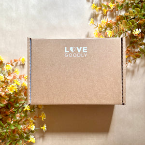 LOVE GOODLY 6-Month Prepaid Essential Boxes (3 Boxes / Non-Subscription)