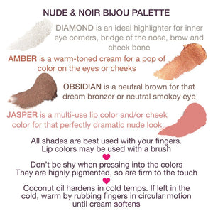Nude & Noir Cosmetics Bijou Multi-Use Palette