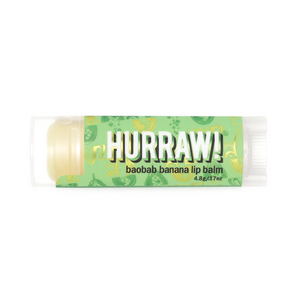 Hurraw! Baobab Banana Lip Balm (set of 2)