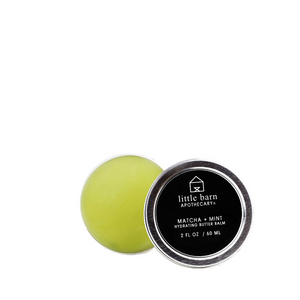 Little Barn Apothecary Hydrating Butter Balm Matcha + Mint