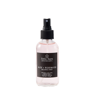 Little Barn Apothecary Aloe + Rosewater Balance Mist