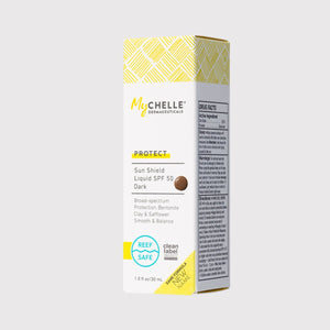 MyCHELLE Sun Shield Liquid Tint SPF 50 Dark - ONLY 3 LEFT IN STOCK